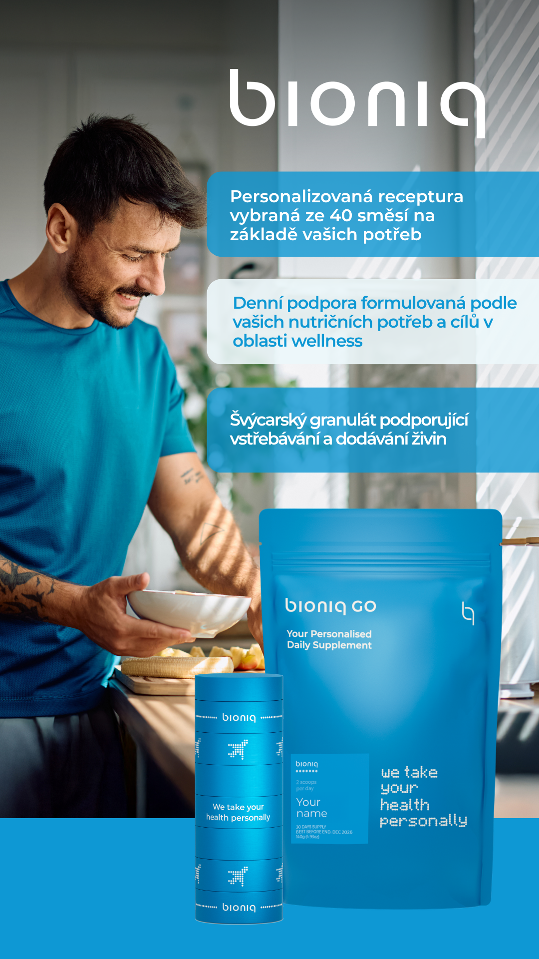 Reklamní produkt Bioniq v kuchyni s člověkem.png